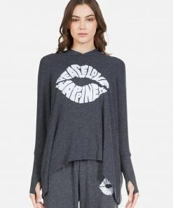 Lauren Moshi Long Sleeve Wilma Happiness Lip