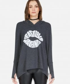 Lauren Moshi Long Sleeve Wilma Happiness Lip