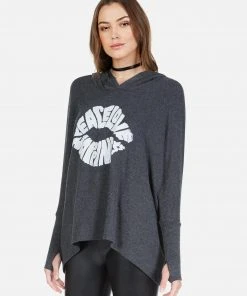 Lauren Moshi Long Sleeve Wilma Happiness Lip