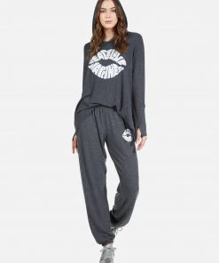 Lauren Moshi Long Sleeve Wilma Happiness Lip