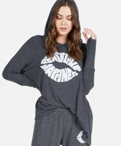 Lauren Moshi Long Sleeve Wilma Happiness Lip