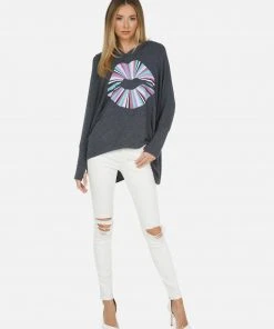 Lauren Moshi Long Sleeve Wilma Rainbow Ray Lip 8 Lauren Moshi Long Sleeve Wilma Rainbow Ray Lip
