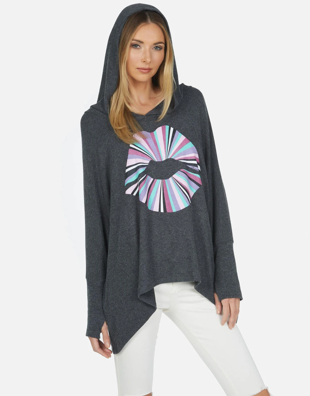 Lauren Moshi Long Sleeve Wilma Rainbow Ray Lip 1 Lauren Moshi Long Sleeve Wilma Rainbow Ray Lip