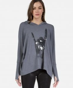 Lauren Moshi Long Sleeve X Exclusive X Rock Hand