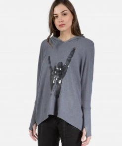 Lauren Moshi Long Sleeve X Exclusive X Rock Hand