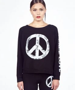 Lauren Moshi Brenna Vintage Peace Long Sleeve