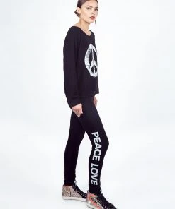 Lauren Moshi Brenna Vintage Peace Long Sleeve