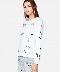 Lauren Moshi Brenna Allover Paris Long Sleeve