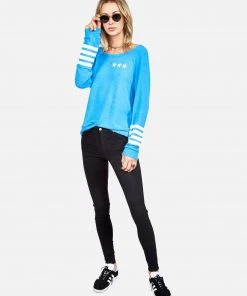 Lauren Moshi Brenna 3 Stripe Star Long Sleeve