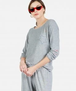 Lauren Moshi Brenna Color Star Embroidery