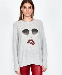 Lauren Moshi Ladona Pierced Biting Lip Face