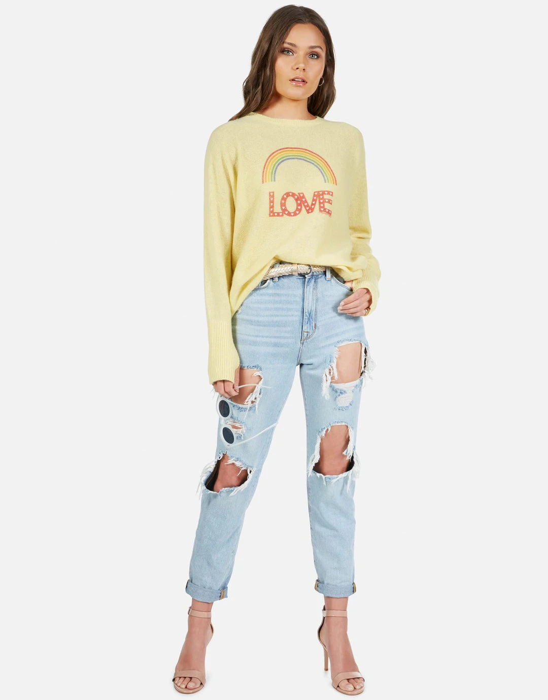 Lauren Moshi Ladona Rainbow Love Long Sleeve 2 Lauren Moshi Ladona Rainbow Love Long Sleeve
