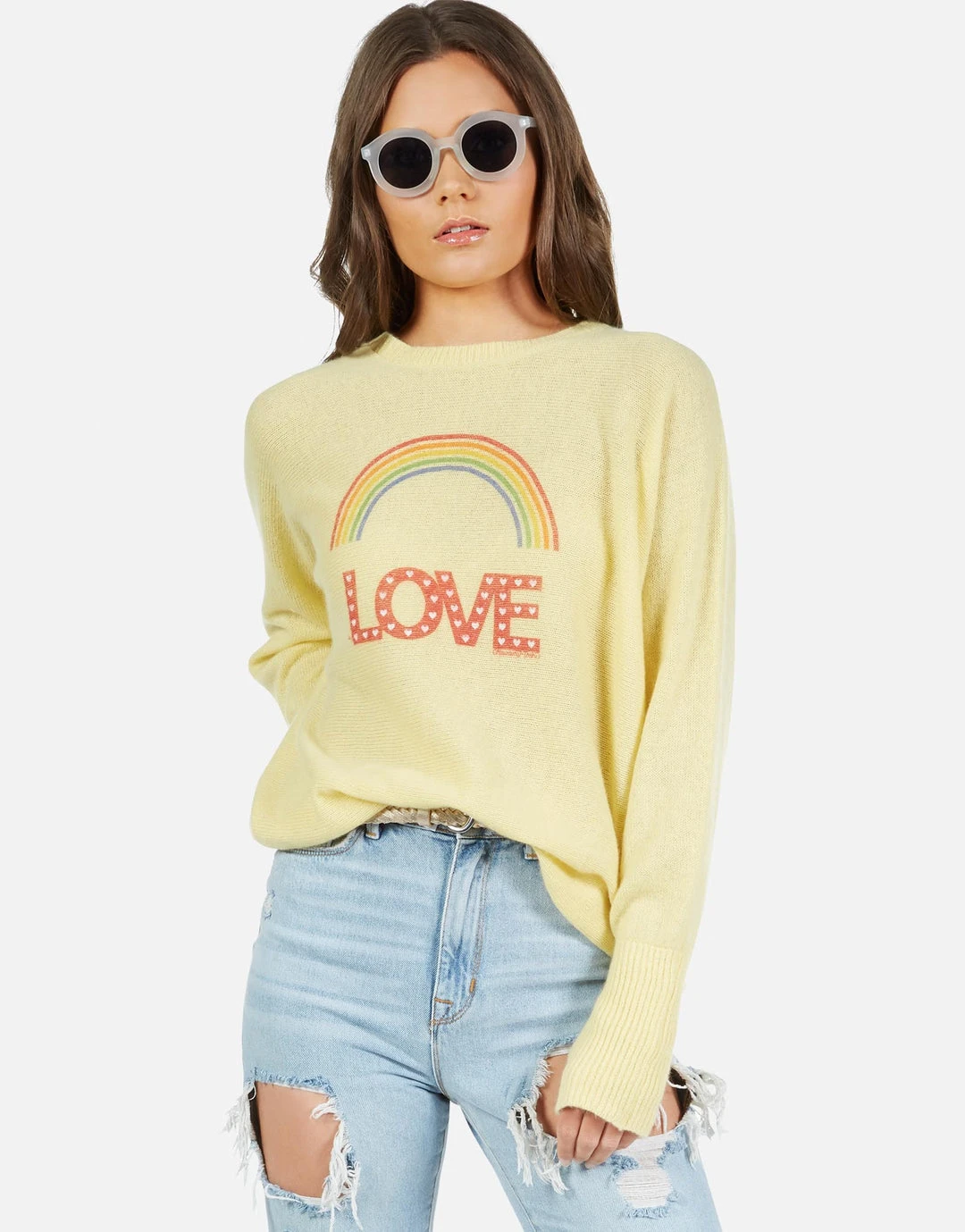 Lauren Moshi Ladona Rainbow Love Long Sleeve 1 Lauren Moshi Ladona Rainbow Love Long Sleeve