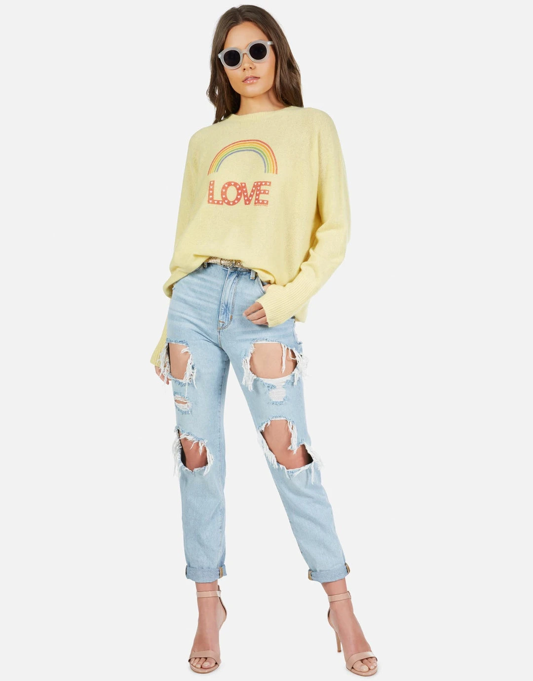 Lauren Moshi Ladona Rainbow Love Long Sleeve 3 Lauren Moshi Ladona Rainbow Love Long Sleeve
