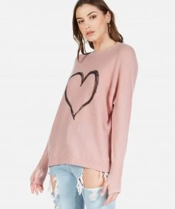 Lauren Moshi Long Sleeve Ladona Spray Heart 9 Lauren Moshi Long Sleeve Ladona Spray Heart