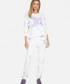 Lauren Moshi Long Sleeve Noleta Spray Hummingbird