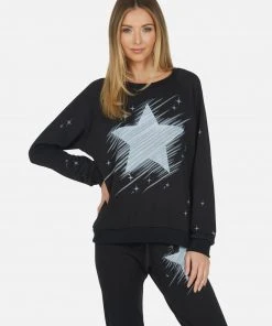 Lauren Moshi Long Sleeve Noleta Sparkle Star