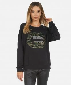 Lauren Moshi Noleta Camo Lip Long Sleeve
