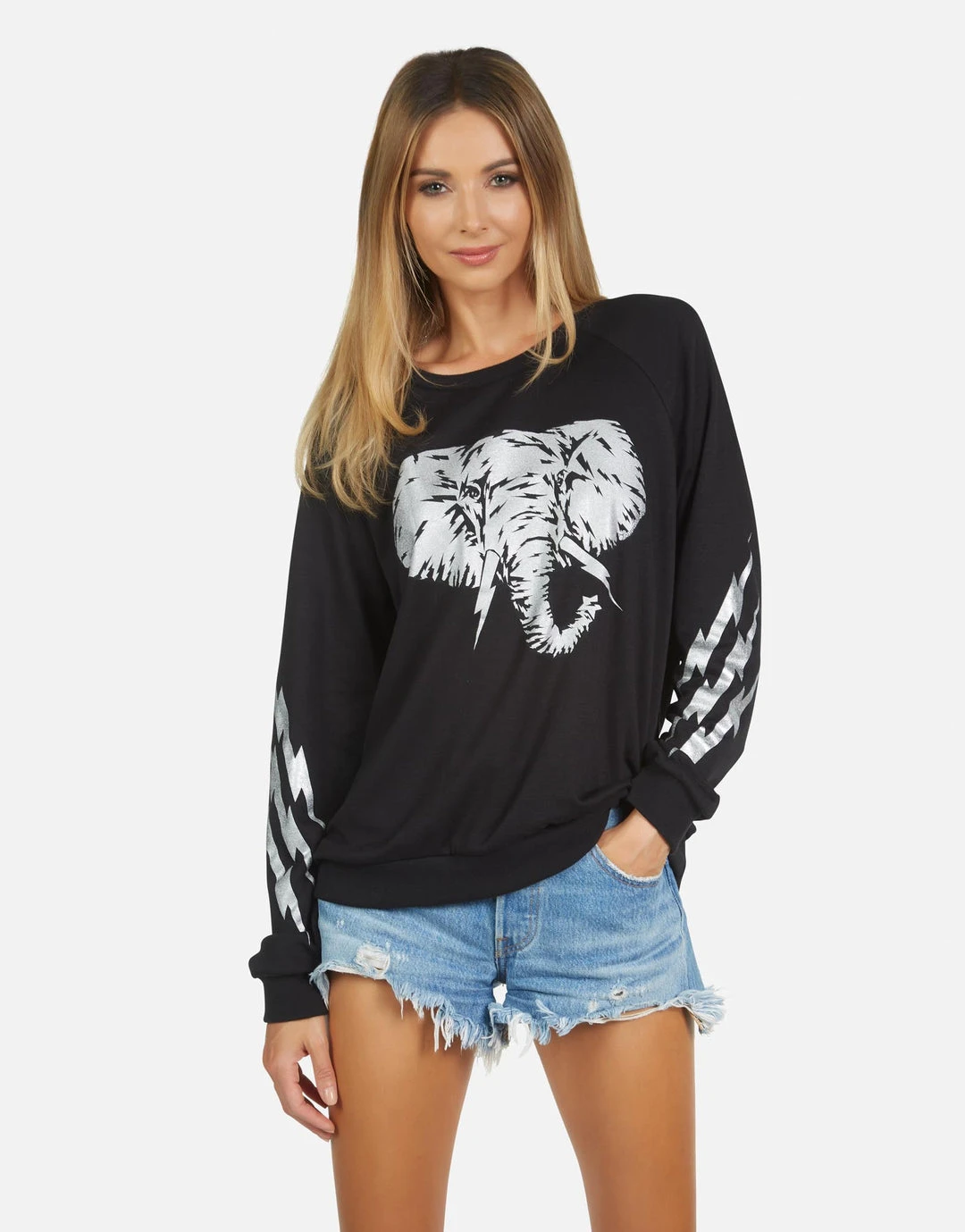 Lauren Moshi Long Sleeve Noleta Electric Elephant 5 Lauren Moshi Long Sleeve Noleta Electric Elephant