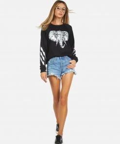 Lauren Moshi Long Sleeve Noleta Electric Elephant 12 Lauren Moshi Long Sleeve Noleta Electric Elephant