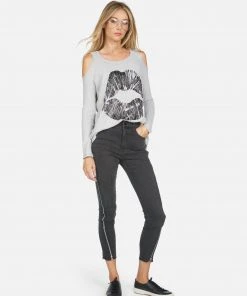 Lauren Moshi X Long Sleeve Alison X Lip