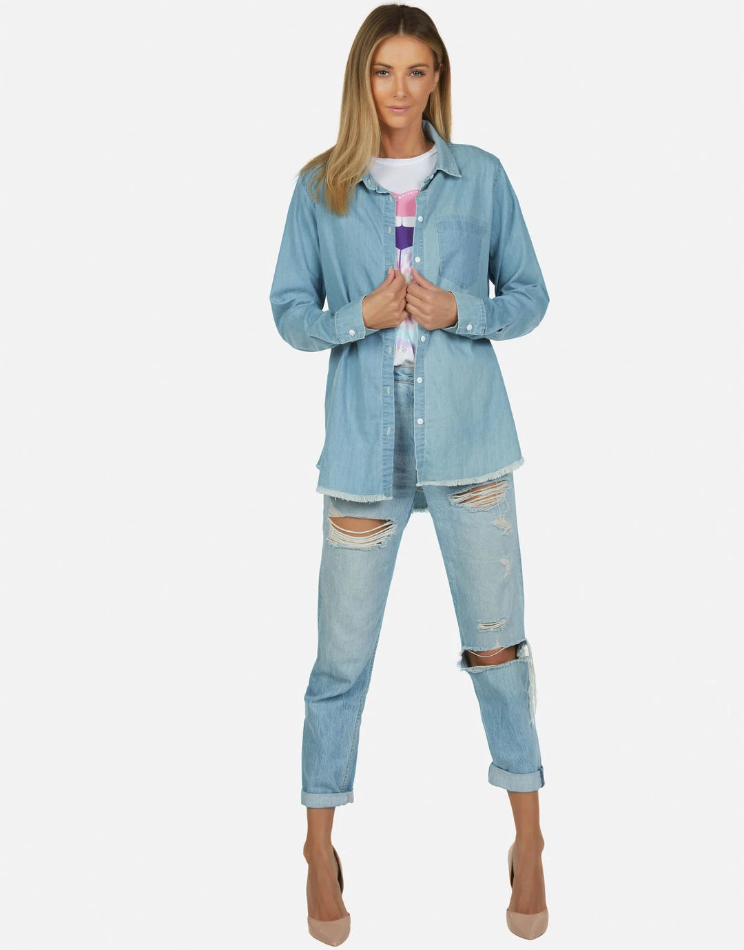 Lauren Moshi Sloane Tie Dye Tongue LAST CALL 4 Lauren Moshi Sloane Tie Dye Tongue LAST CALL