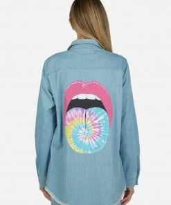 Lauren Moshi Sloane Tie Dye Tongue LAST CALL 13 Lauren Moshi Sloane Tie Dye Tongue LAST CALL