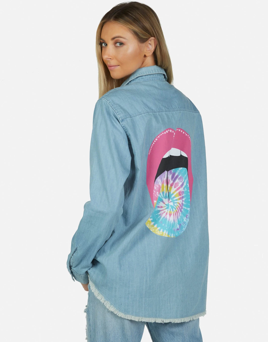 Lauren Moshi Sloane Tie Dye Tongue LAST CALL 6 Lauren Moshi Sloane Tie Dye Tongue LAST CALL