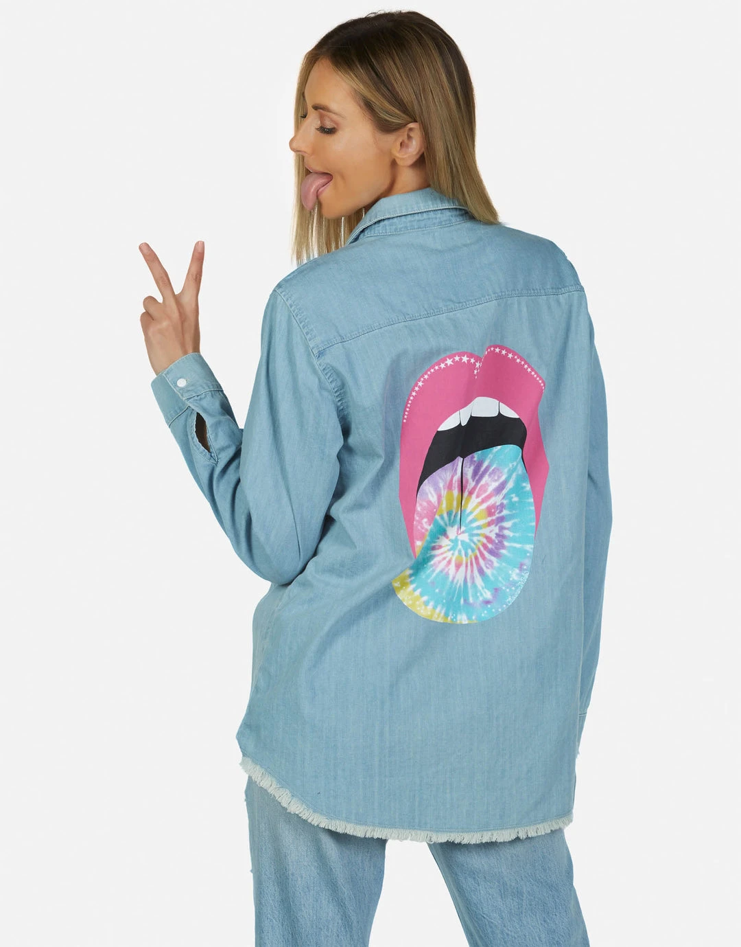 Lauren Moshi Sloane Tie Dye Tongue LAST CALL 1 Lauren Moshi Sloane Tie Dye Tongue LAST CALL
