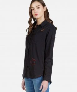 Lauren Moshi LAST CALL Sloane Color Star Embroidery