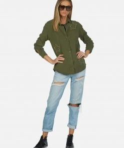 Lauren Moshi Sloane Neon Stud Star