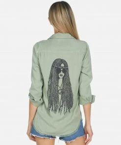 Lauren Moshi Long Sleeve Sloane Hippie Girl