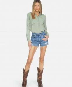 Lauren Moshi Long Sleeve Sloane Hippie Girl
