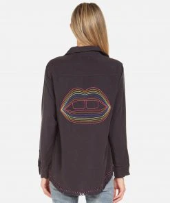Lauren Moshi Sloane Rainbow Lip Outline NEW