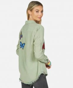 Lauren Moshi Sloane Butterfly Patches