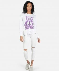 Lauren Moshi Long Sleeve Darby Peace Teddy