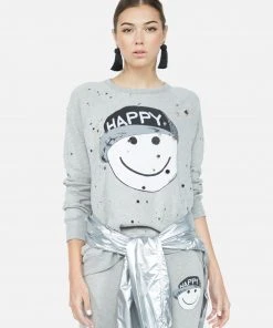 Lauren Moshi Darby Happy Hat Face Long Sleeve