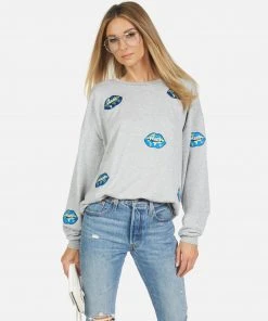 Lauren Moshi Babbs World Peace Lips Long Sleeve