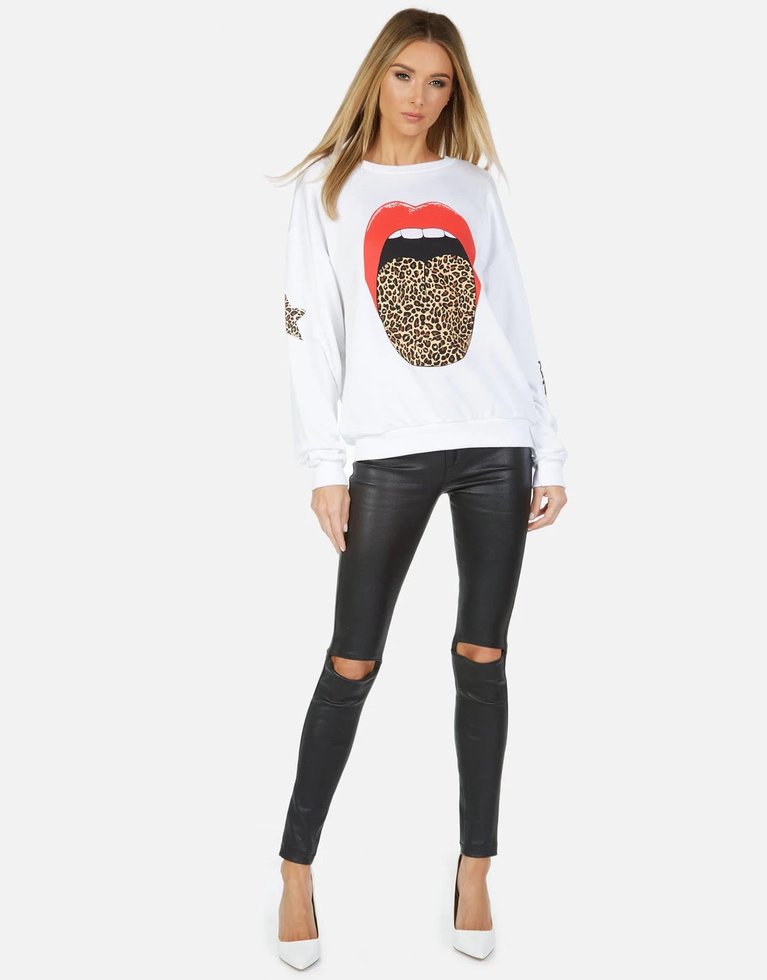 Lauren Moshi Babbs X Leopard Tongue Long Sleeve 8 Lauren Moshi Babbs X Leopard Tongue Long Sleeve