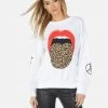 Lauren Moshi Babbs X Leopard Tongue Long Sleeve