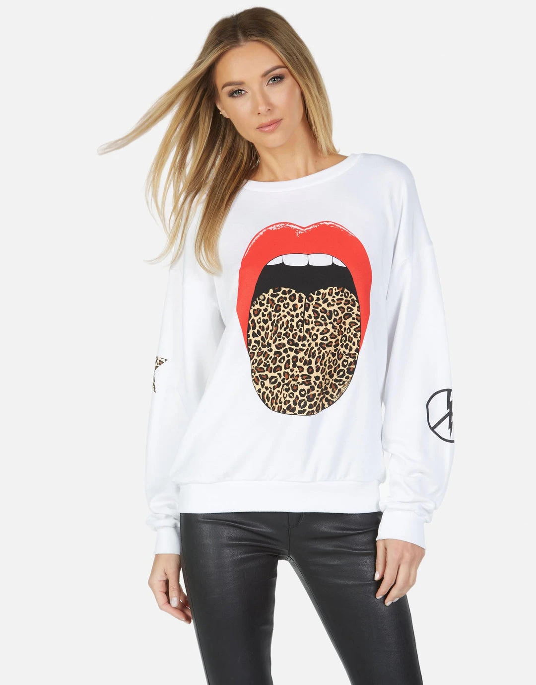 Lauren Moshi Babbs X Leopard Tongue Long Sleeve 1 Lauren Moshi Babbs X Leopard Tongue Long Sleeve