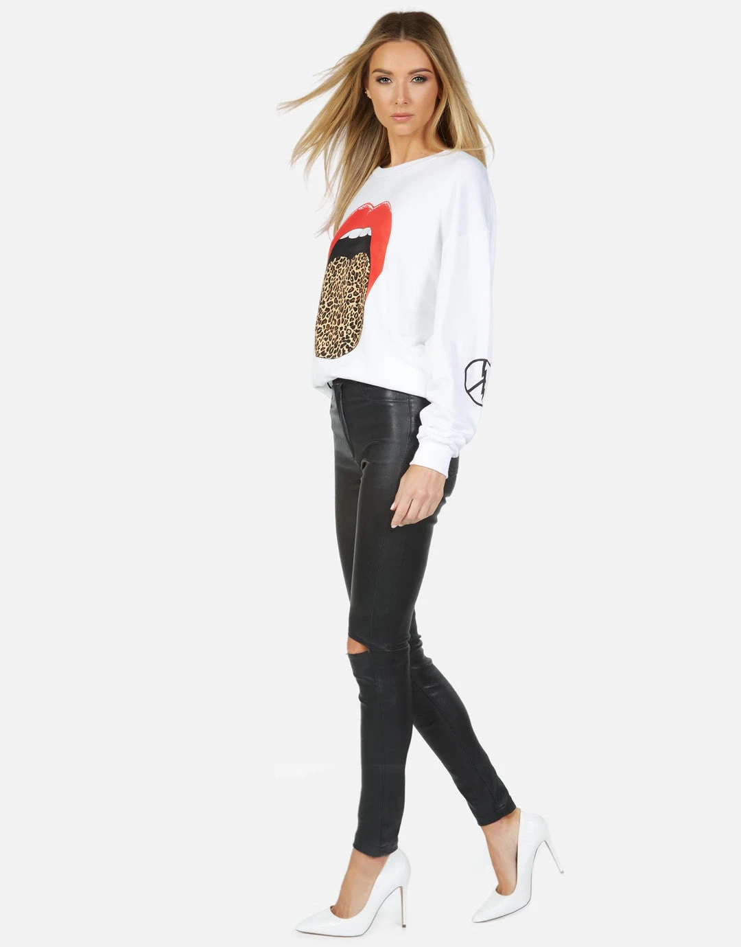 Lauren Moshi Babbs X Leopard Tongue Long Sleeve 3 Lauren Moshi Babbs X Leopard Tongue Long Sleeve