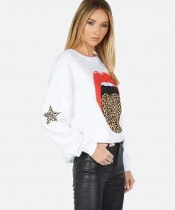 Lauren Moshi Babbs X Leopard Tongue Long Sleeve