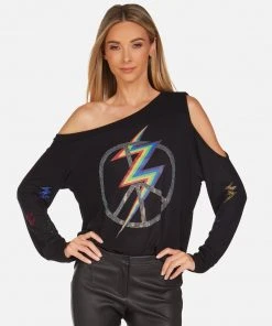 Lauren Moshi Trinidy Crystal Lightning Peace NEW