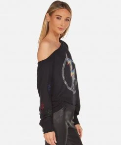 Lauren Moshi Trinidy Crystal Lightning Peace NEW