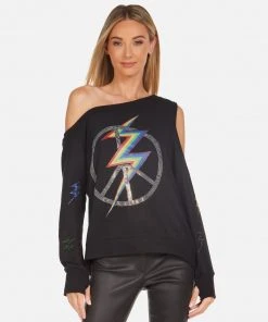 Lauren Moshi Trinidy Crystal Lightning Peace NEW