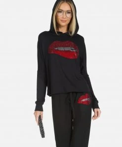 Lauren Moshi X Delilah X Crystal Biting Lip Tops