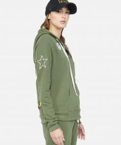 Lauren Moshi Lennox Stud Skull Long Sleeve