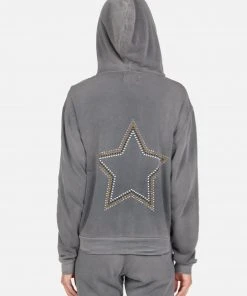 Lauren Moshi Long Sleeve Lennox Outline Stud Star