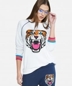 Lauren Moshi Lina Varsity Tiger Tops